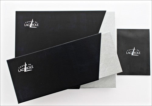 forge de laguiole retail gift boxes of 2 and 6 knives