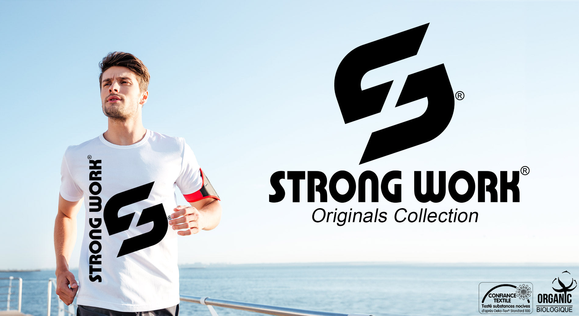 STRONG WORK IMPULSE - ORGANIC CLOTHING - T-SHIRT FOR MEN - ORGANIC CLOTHING