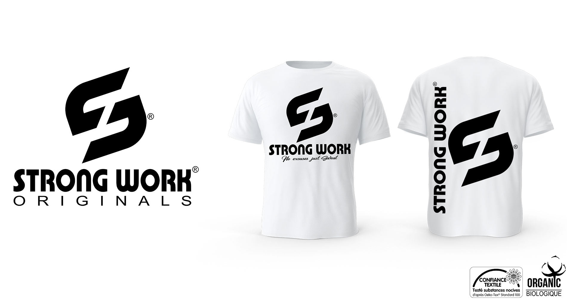 STRONG WORK EVOLUTION - ORGANIC SPORTSWEAR - T-SHIRT FOR WOMEN