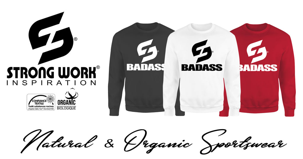 STRONG WORK - ORGANIC CLOTHING - SPORTSWEAR - SWEATSHIRT