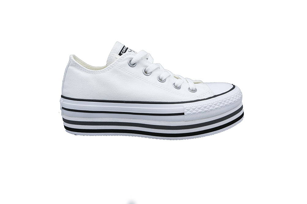 converse bianche e argento 750