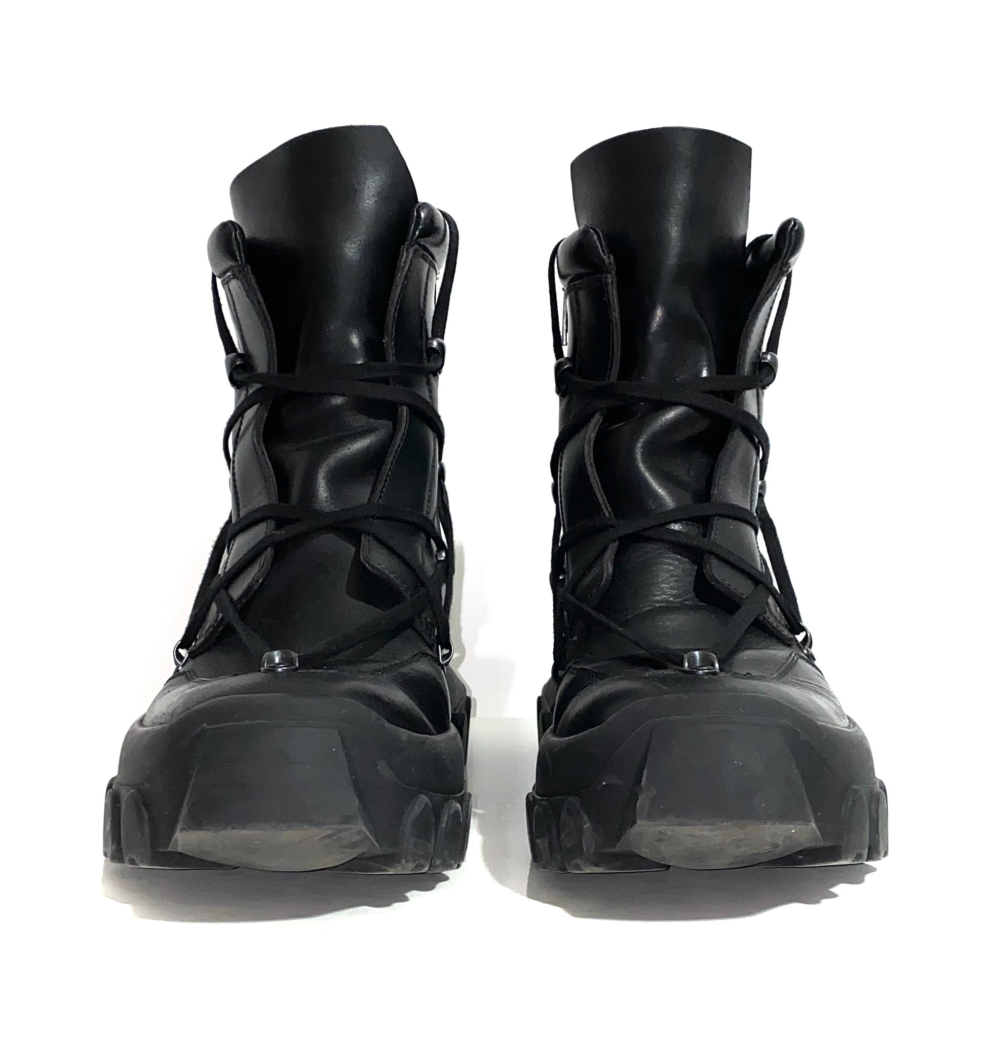 rick owens pentagram boots