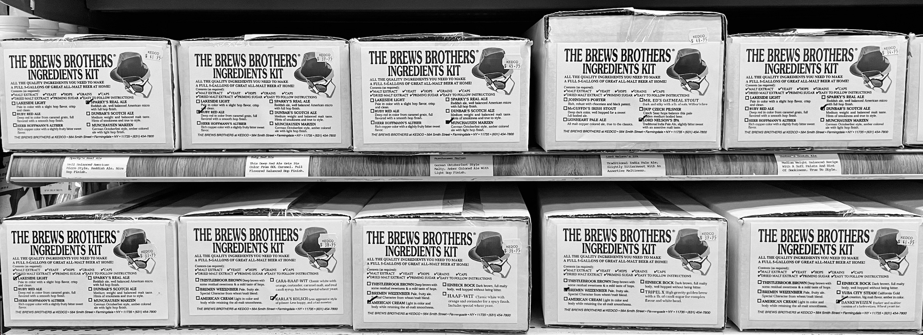 The Brews Brothers ingredient kit.