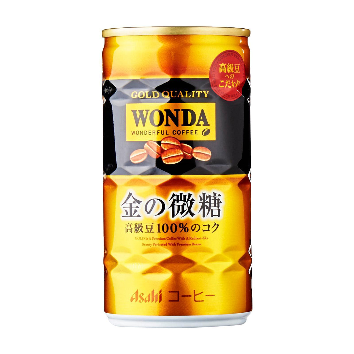 金の微糖 コーヒー Asahi Wonda Coffee Kin No Bitoh - Gold Quality 190ml — Honeydaes - Japan Foods Grocery Online