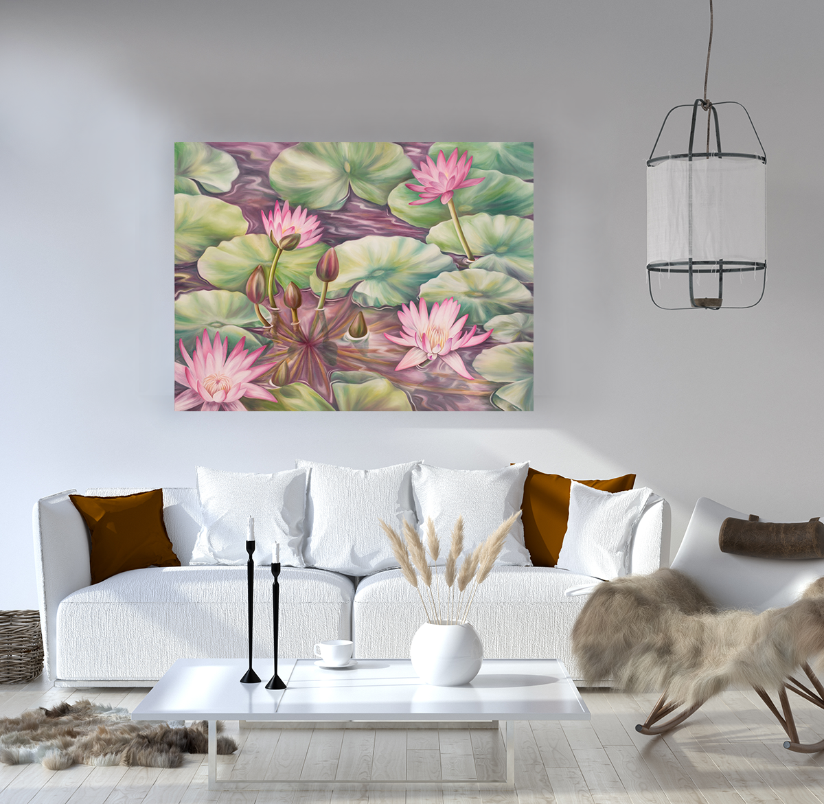 Flower Oil Paintings on Canvas and Art Prints For Sale