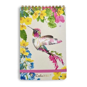 Top Spiral Notepad: Hummingbird - The Summer Kitchen - Spiral Notepads 3 X 5