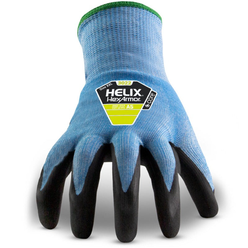 Schwer Guantes de trabajo impermeables, ANSI A4 guantes resistentes a los  cortes con doble revestimiento de látex aislante, súper agarre para