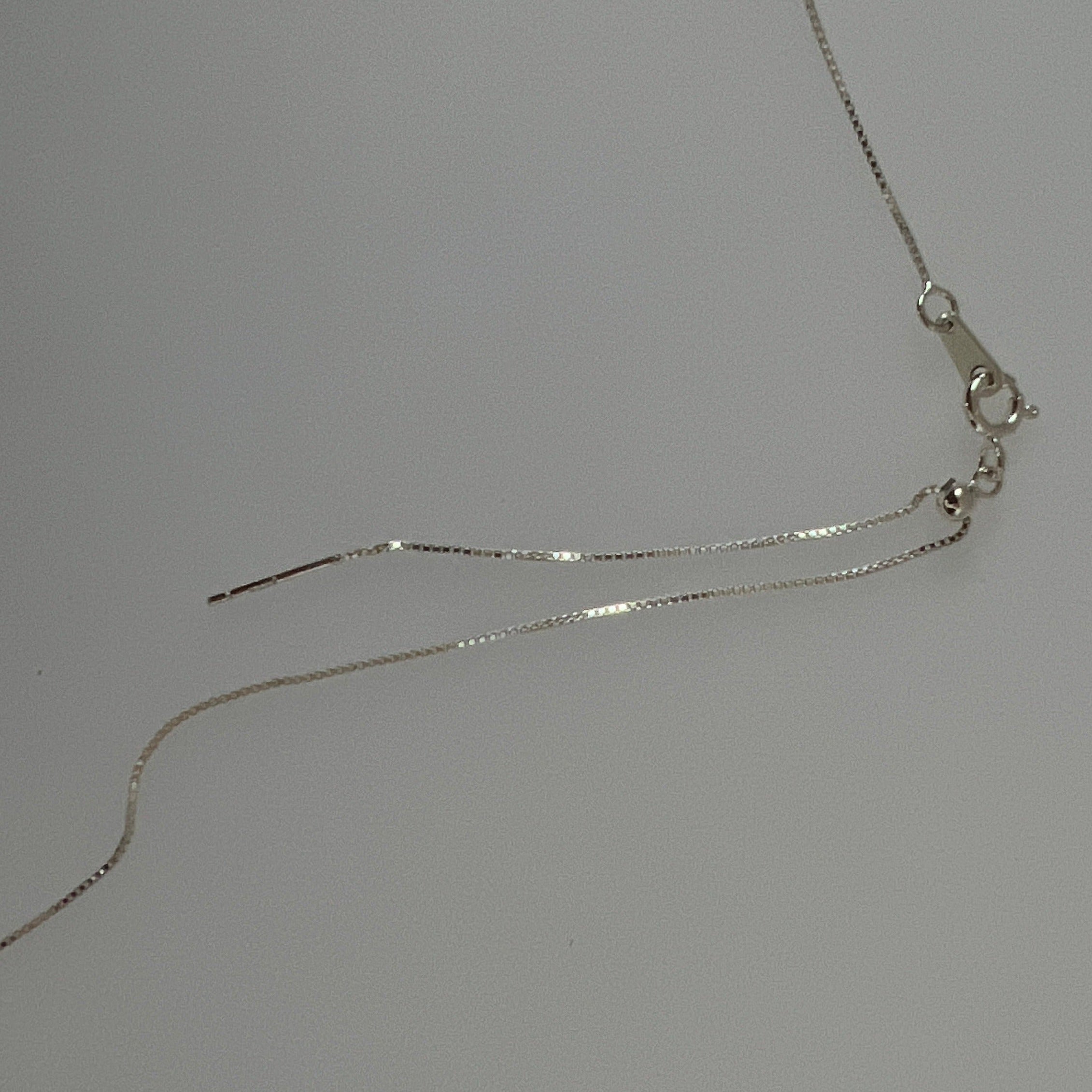  24" sterling silver adjustable chain 