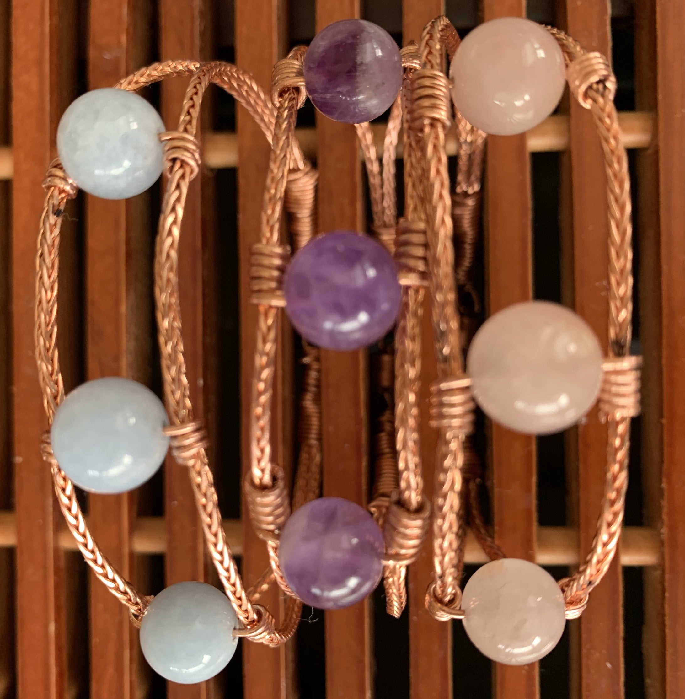  Quartz copper bracelet 