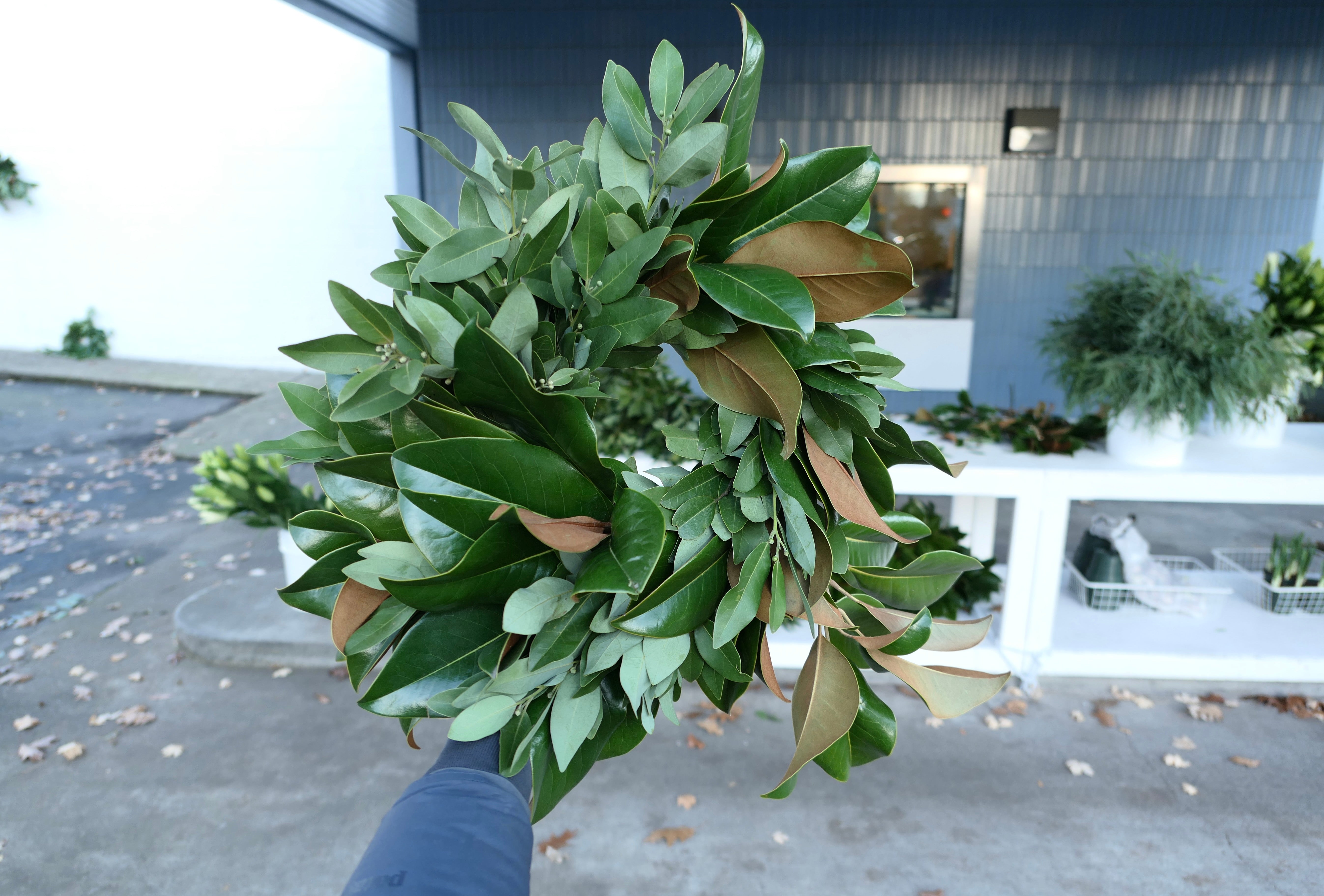 Wreaths by Fieldwork Flowers in Vancouver Washington