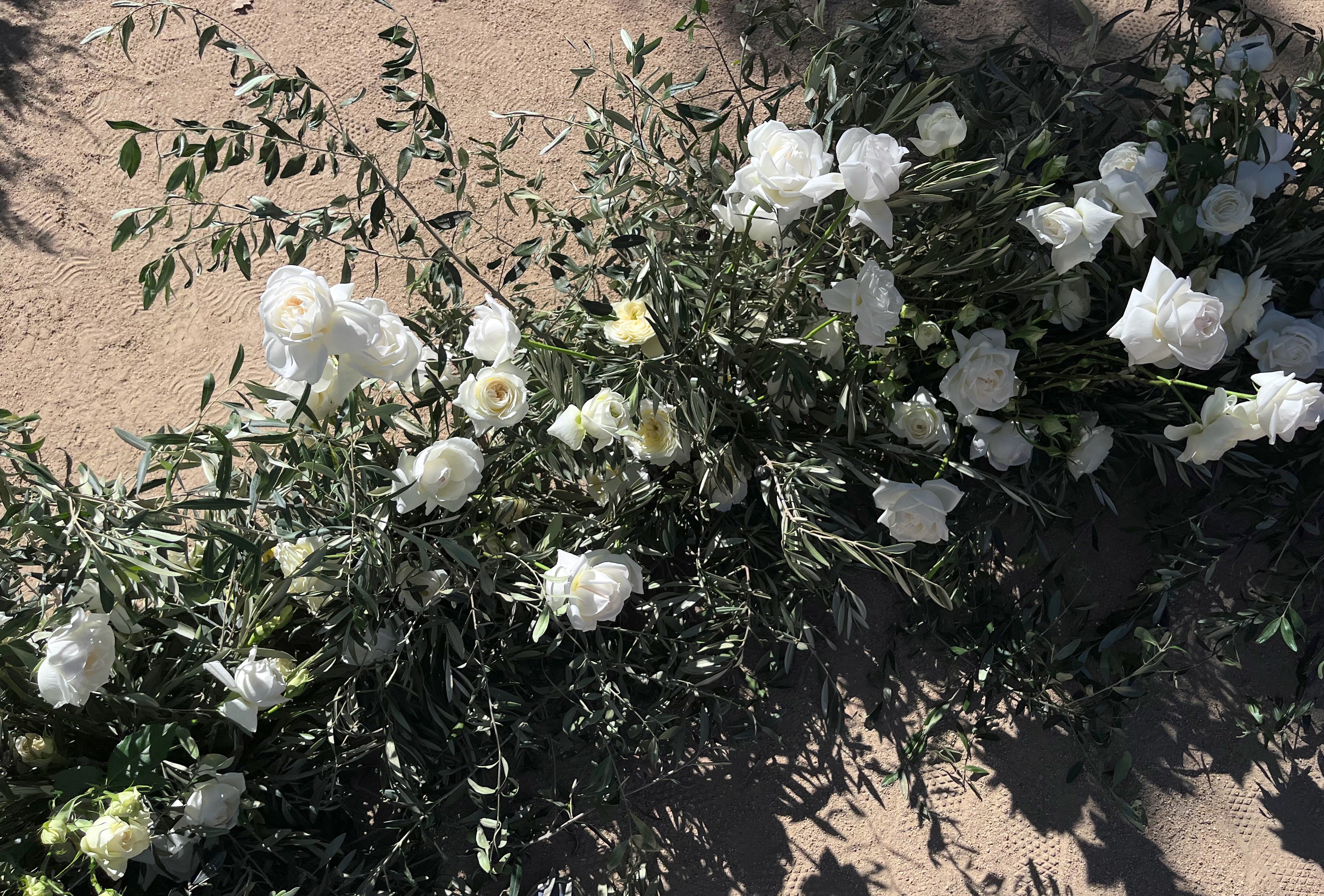 Santa Barbara wedding flowers by Fieldwork Flowers.