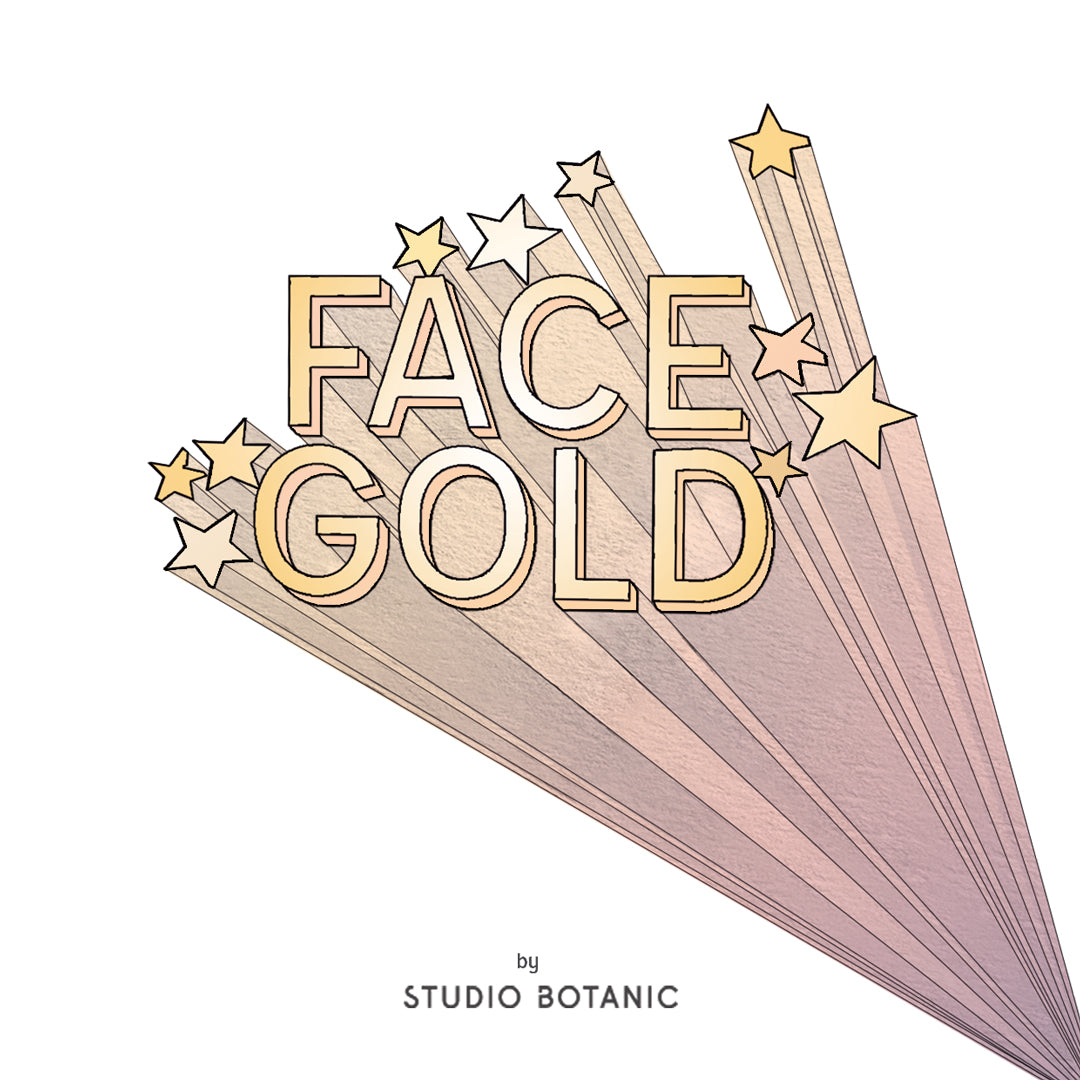 STUDIO BOTANIC FACE GOLD Illustration