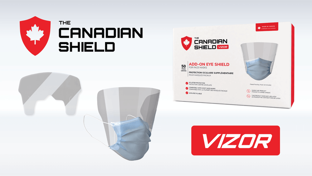 The Canadian Shield Vizor - Add-On Eye Shield for Face Masks