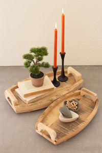 Oval Wooden Trays
