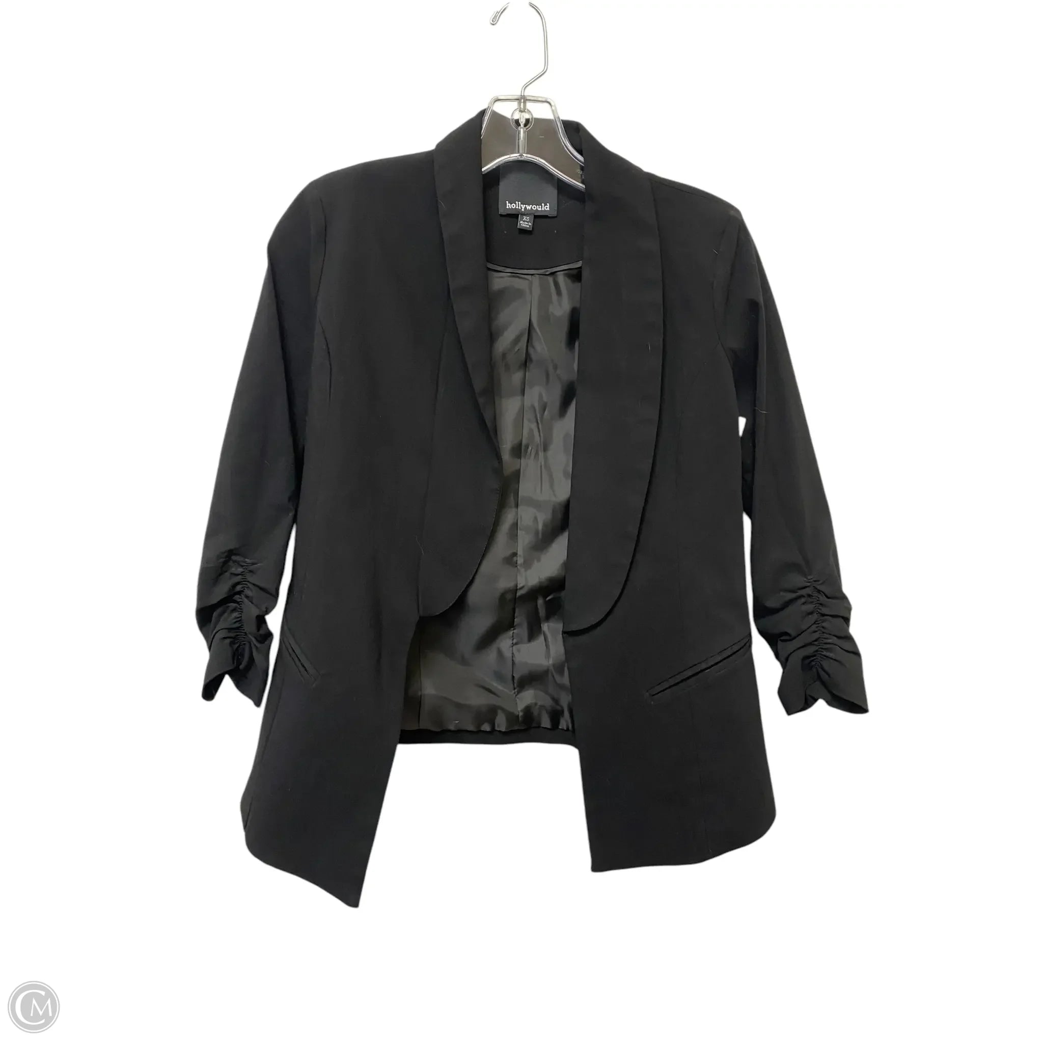 Blazer By Clothes Mentor In Black, Size: Xs