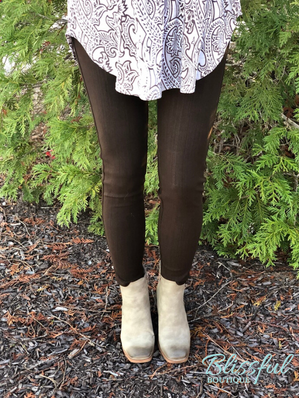 chocolate jeggings