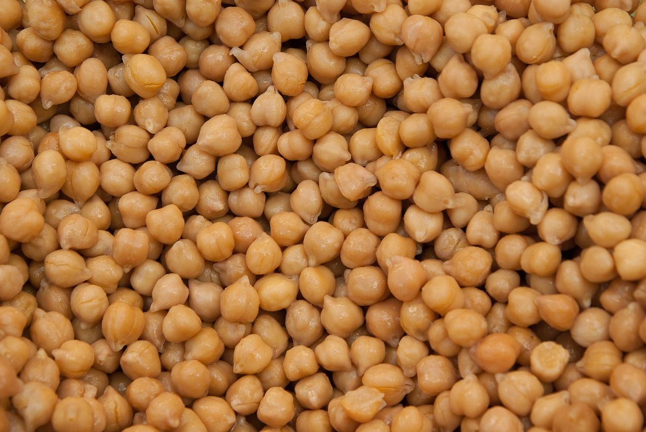 Know that chickpeas are foods rich in fiber