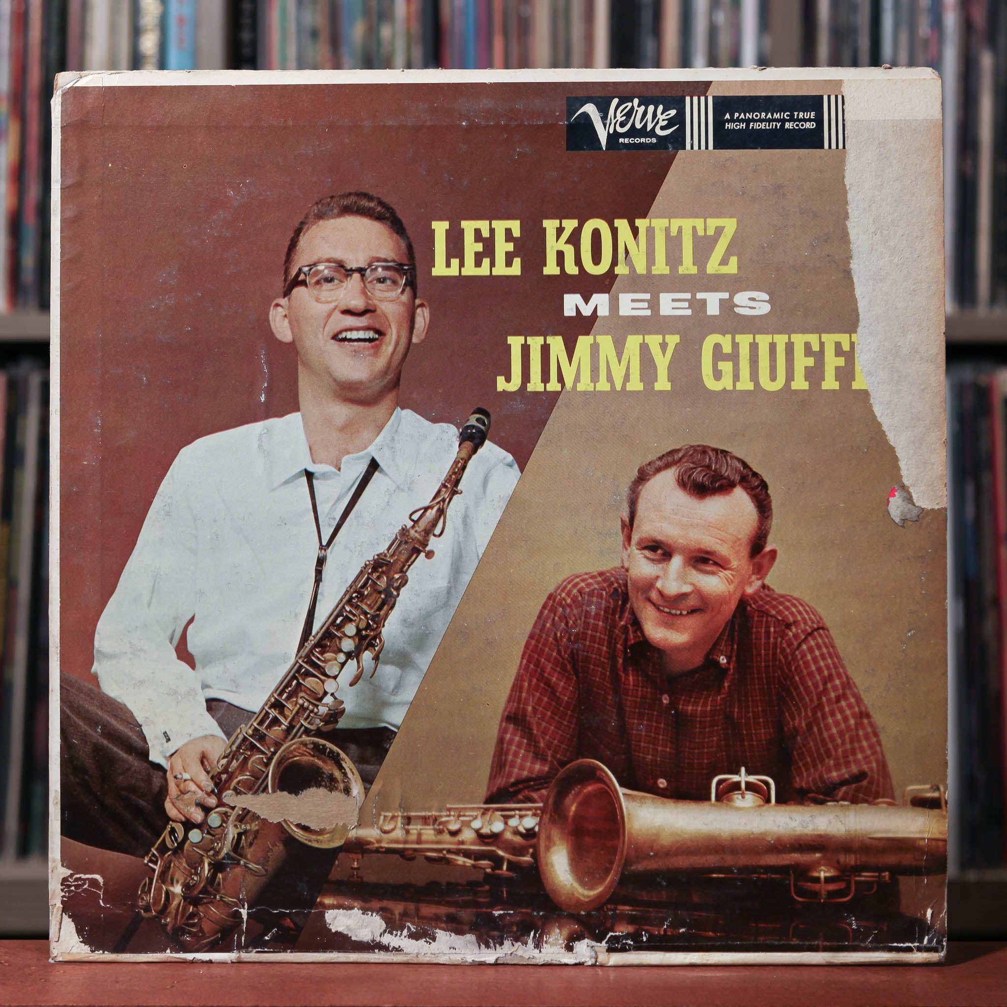 Lee Konitz - Lee Konitz Meets Jimmy Giuffre - 1959 Verve Records, G+/VG+