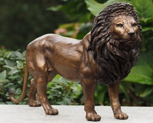 Sculpture Biche en bronze - Statue animaux de jardin H. 92cm, vente au  meilleur prix