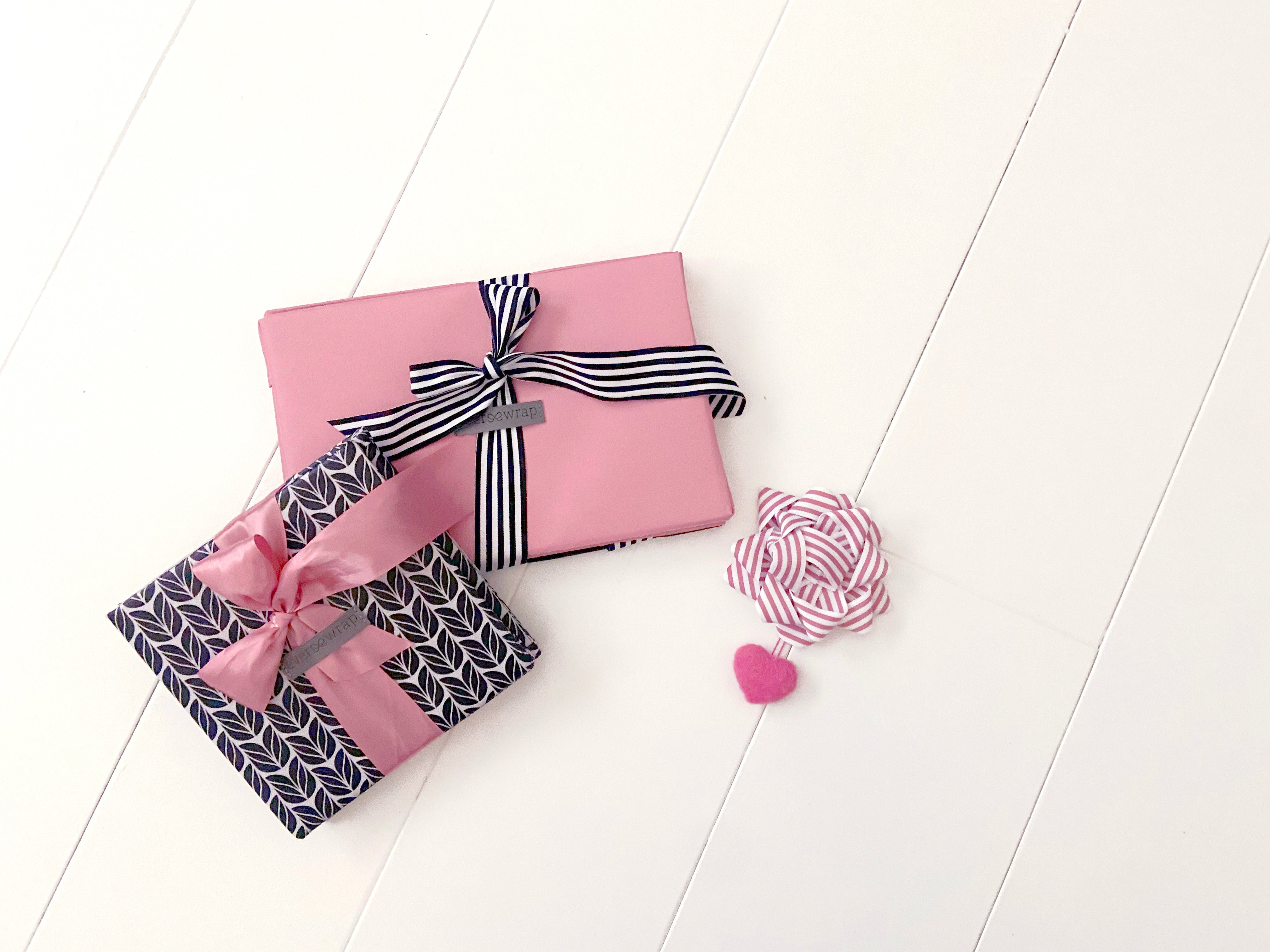 Pink Elaborate Valentine Gift Wrapped Present by Pretty Present, Business  Startup Help & Pro Wraps