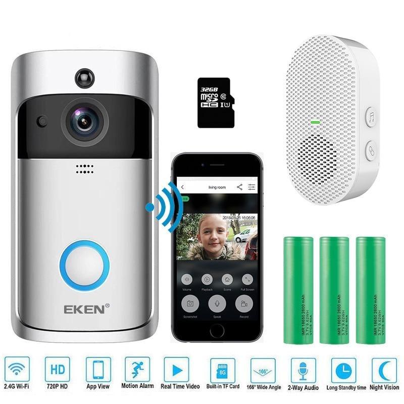 smart wireless video doorbell