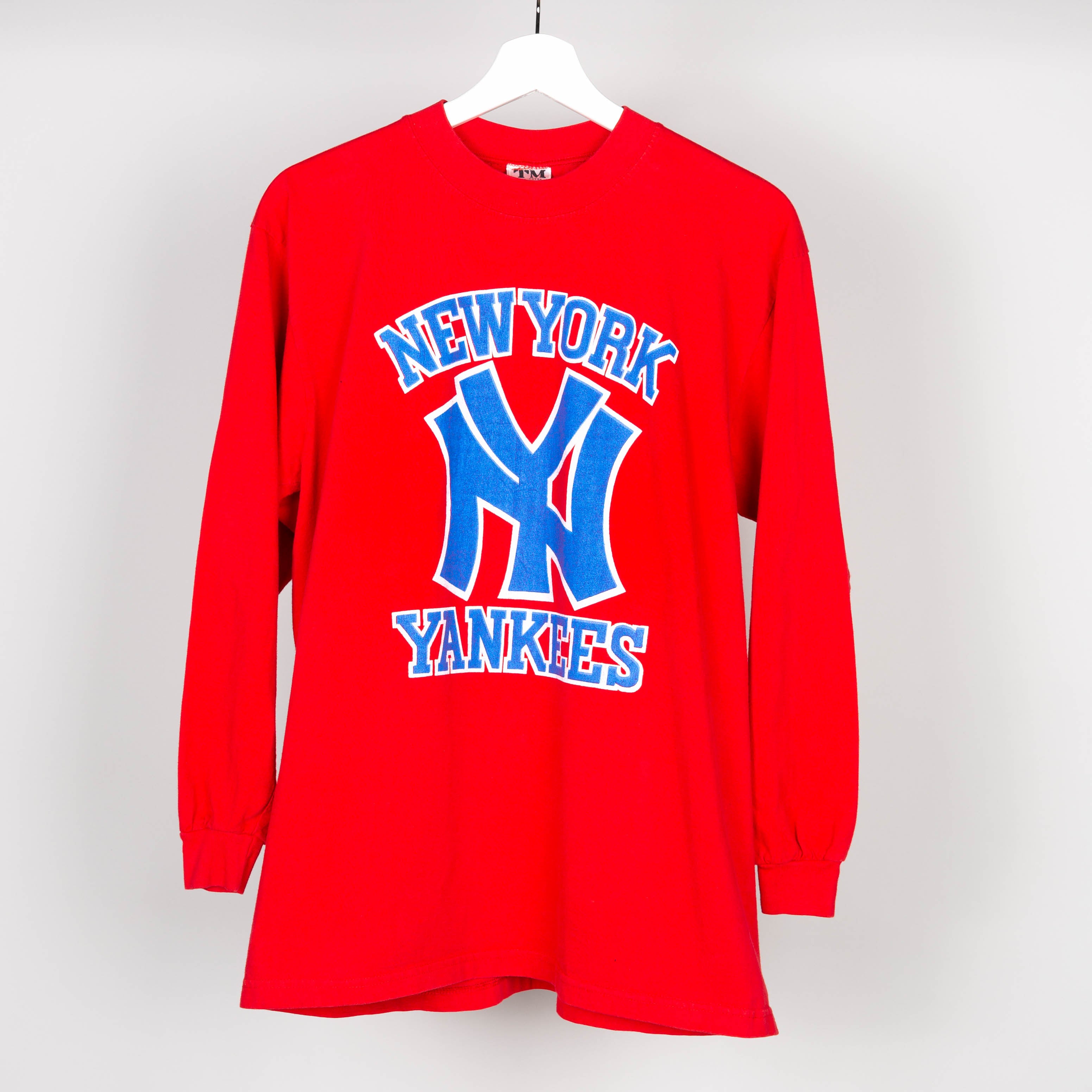 Vintage 90's New York Yankees Jersey V Neck T Shirt Size S 