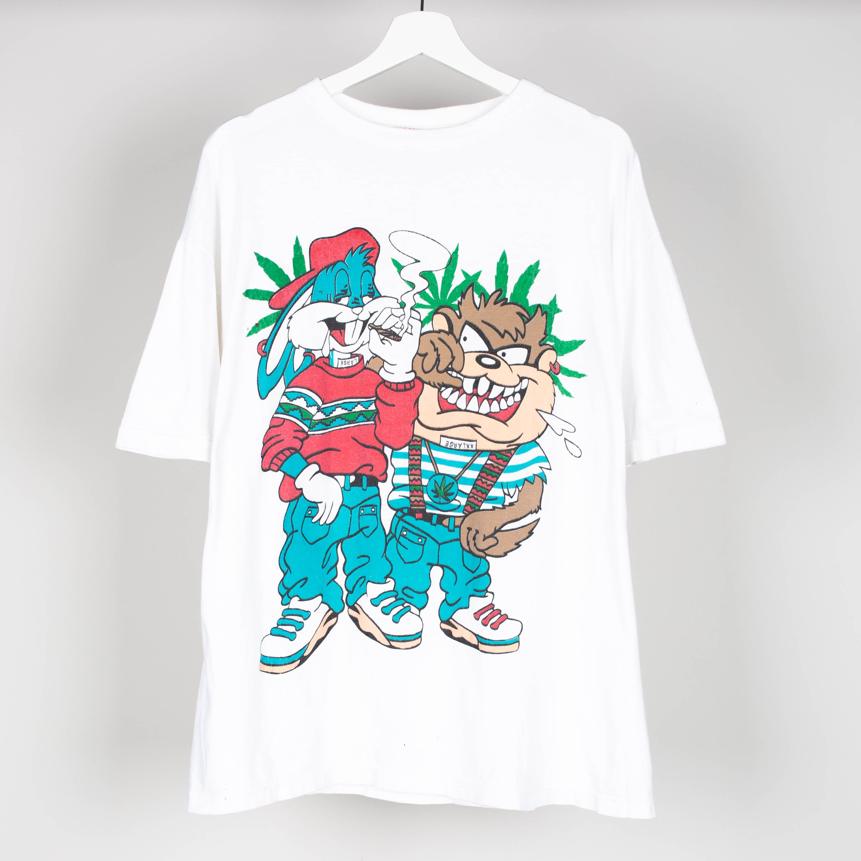 Looney Tunes Bugs Bunny And Tazmanian Devil Kris Kross Shirt