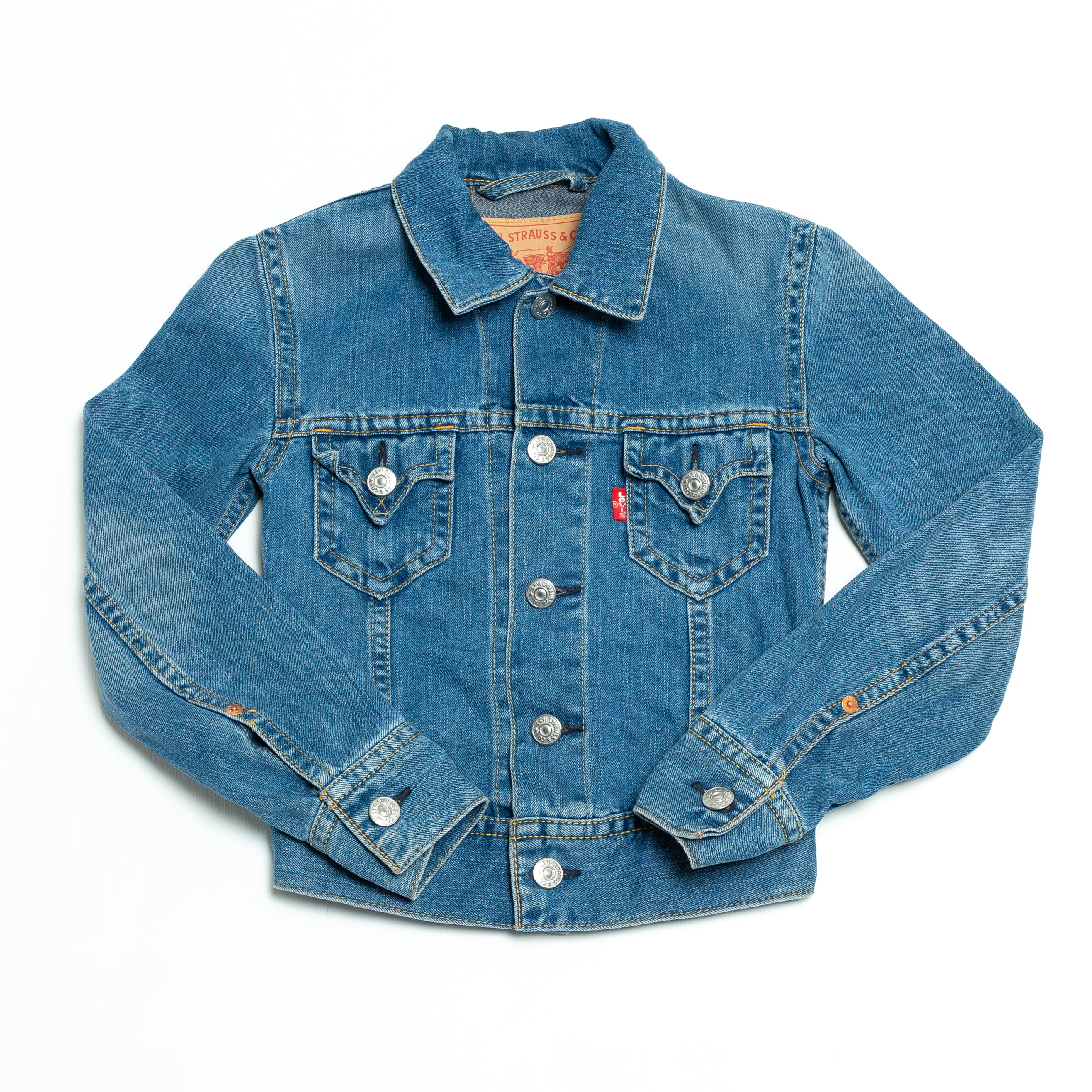 Y2K Levis Cropped Denim Jacket Size XS