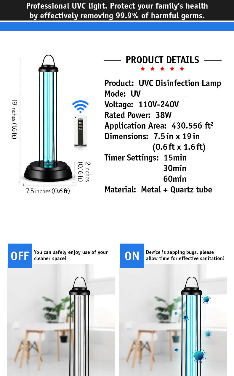 uvclean health medical grade uv light room sanitizer sterilizer