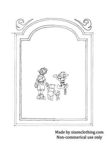 Sketch of Kingdom Heart's Winnie The Pooh Story Book