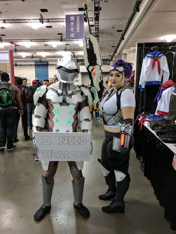 Genji and Widowmaker of Overwatch Cosplay