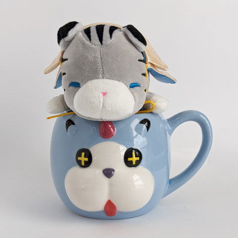 Chirithy Plush With Blue Meow Wow Sculpted Mug