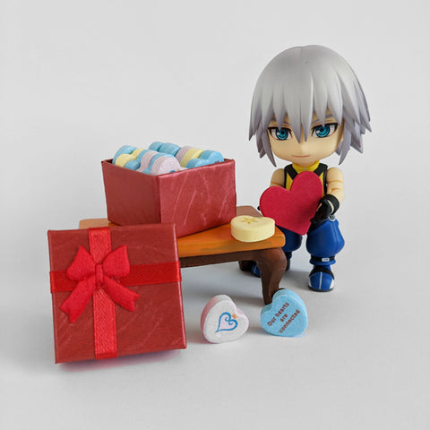 Kingdom Hearts Riku with Valentine Hearts