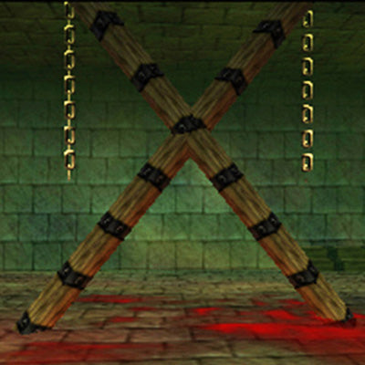 Torture devices and blood in a Zelda game..smdh