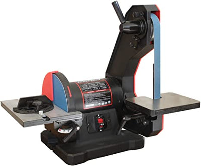 Bucktool Combo 2 x 42 Belt Sander 6 Bench Grinder, Knife Sharpener BG2600