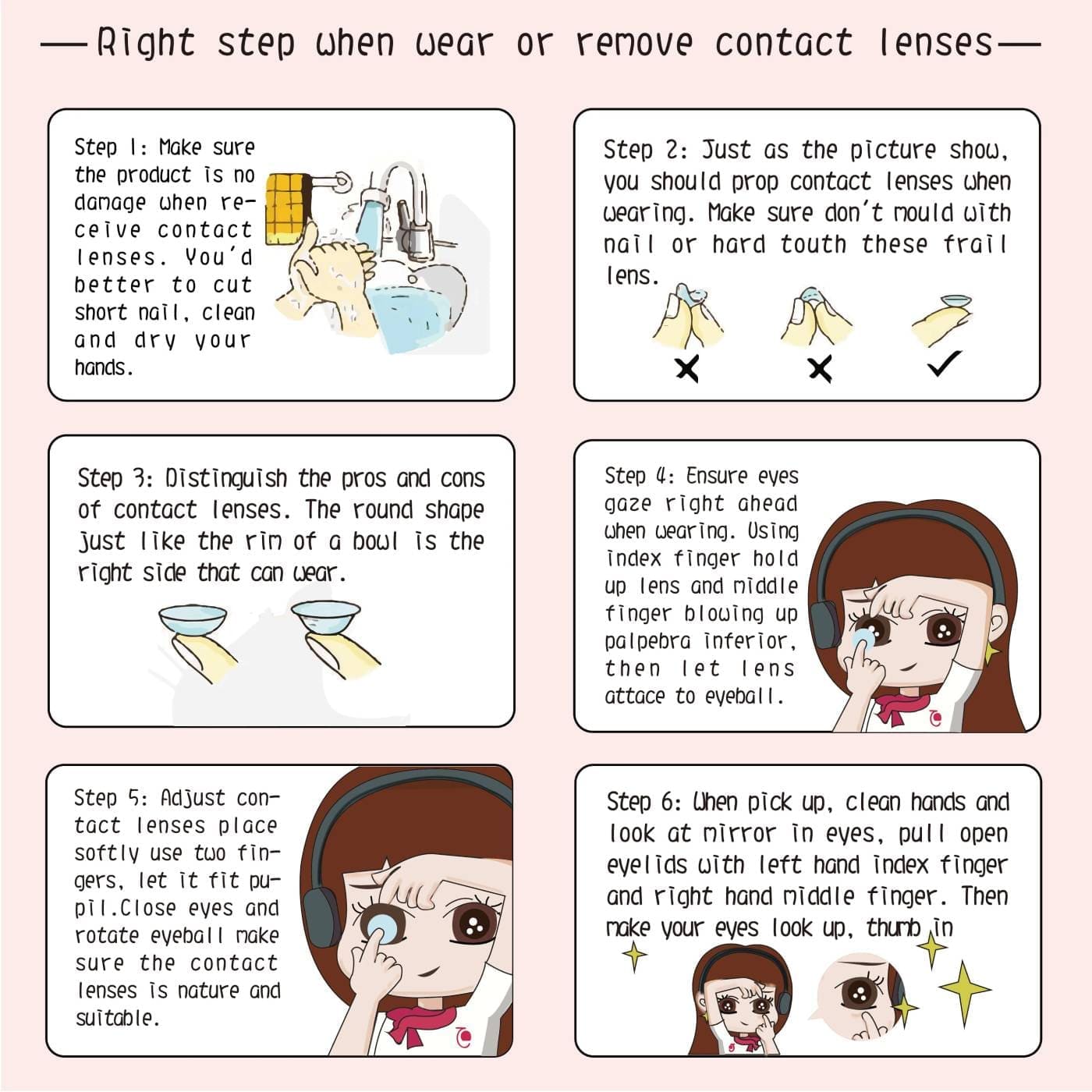 wear & care about contact lenses