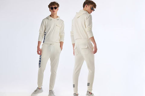 White Regular Fit Track Pant - HOS