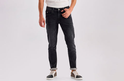 black denim jeans for men - hos