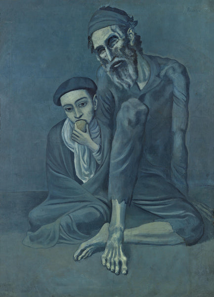畢卡索「藍色時期」——憂鬱畫筆下的故事- dans le gris
