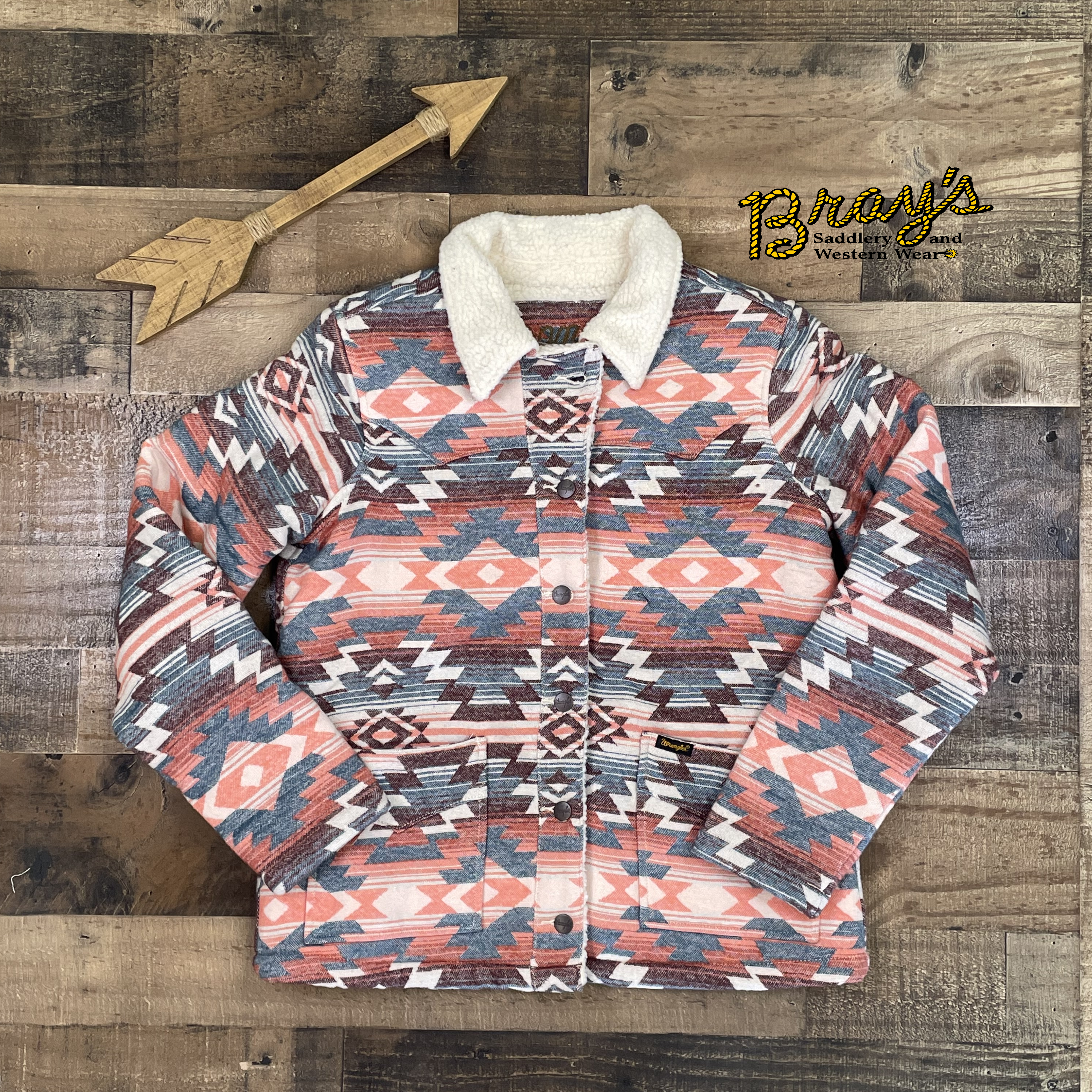 Wrangler Retro Outerwear Jacket - Southwest Print | Bray's Saddlery