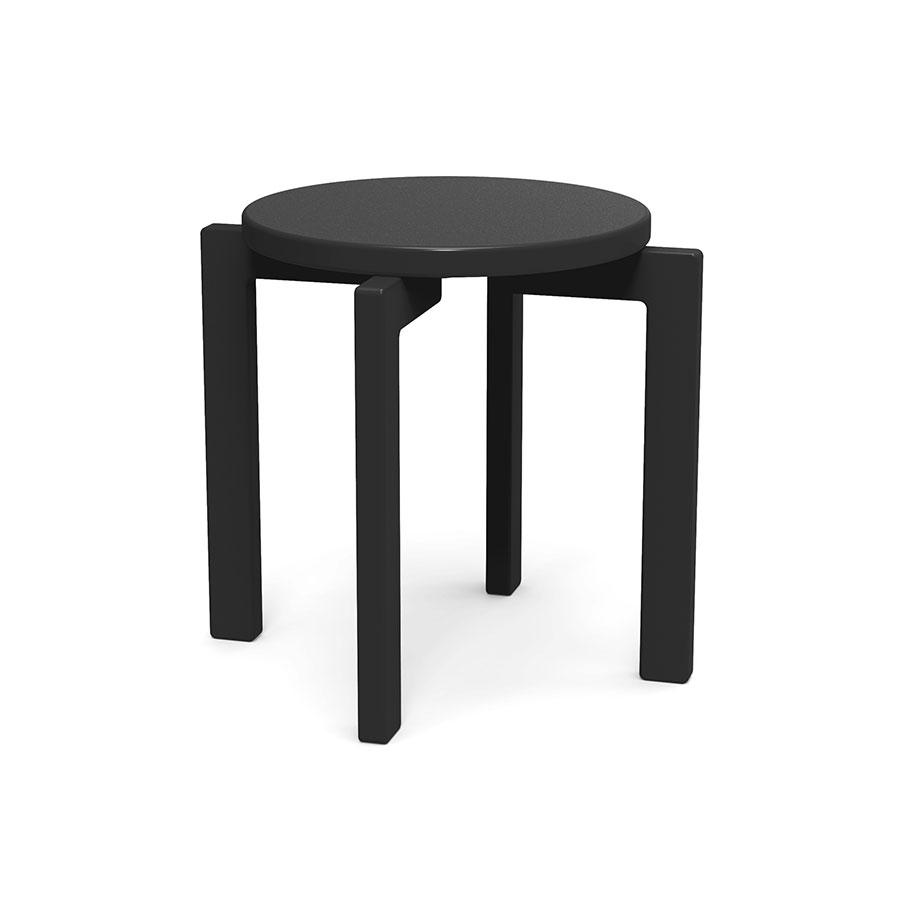 black stacking stools