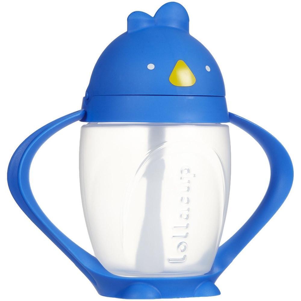 Snug Spout Universal Silicone Straw Lids and Cup: Blue Multi