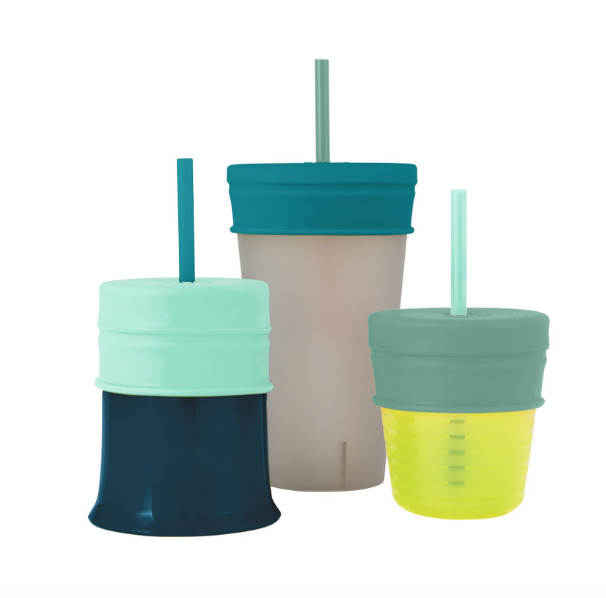 Lollacup Straw Sippy Cup - Brave Blue