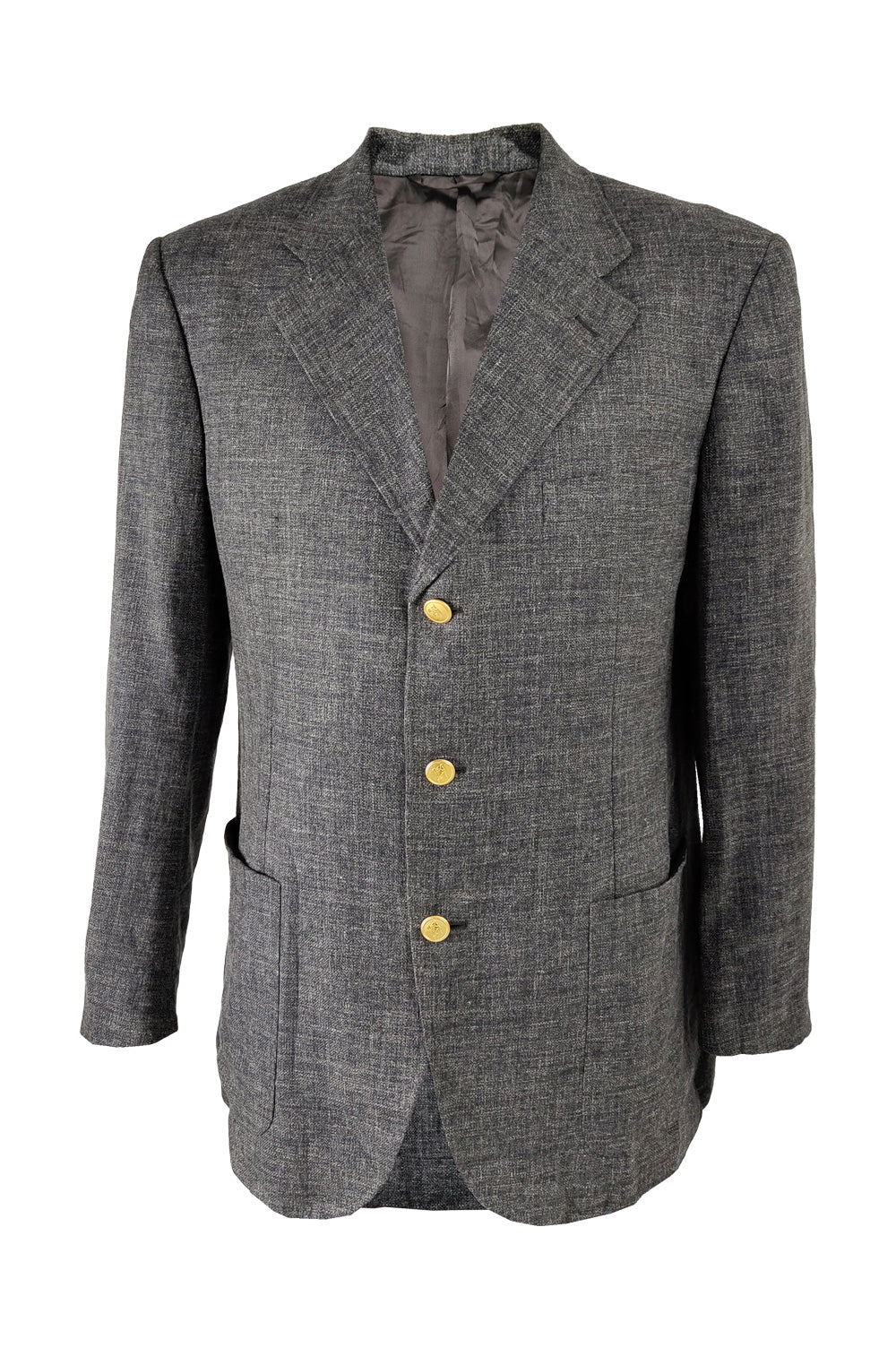 Burberry Vintage Mens Silk, Linen & Wool Blazer, 1980s – Zeus Vintage