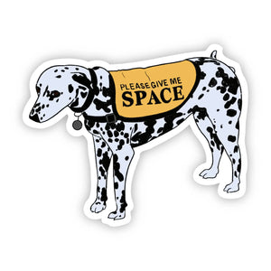 Please Give Me Space dalmatian sticker - Ritualist