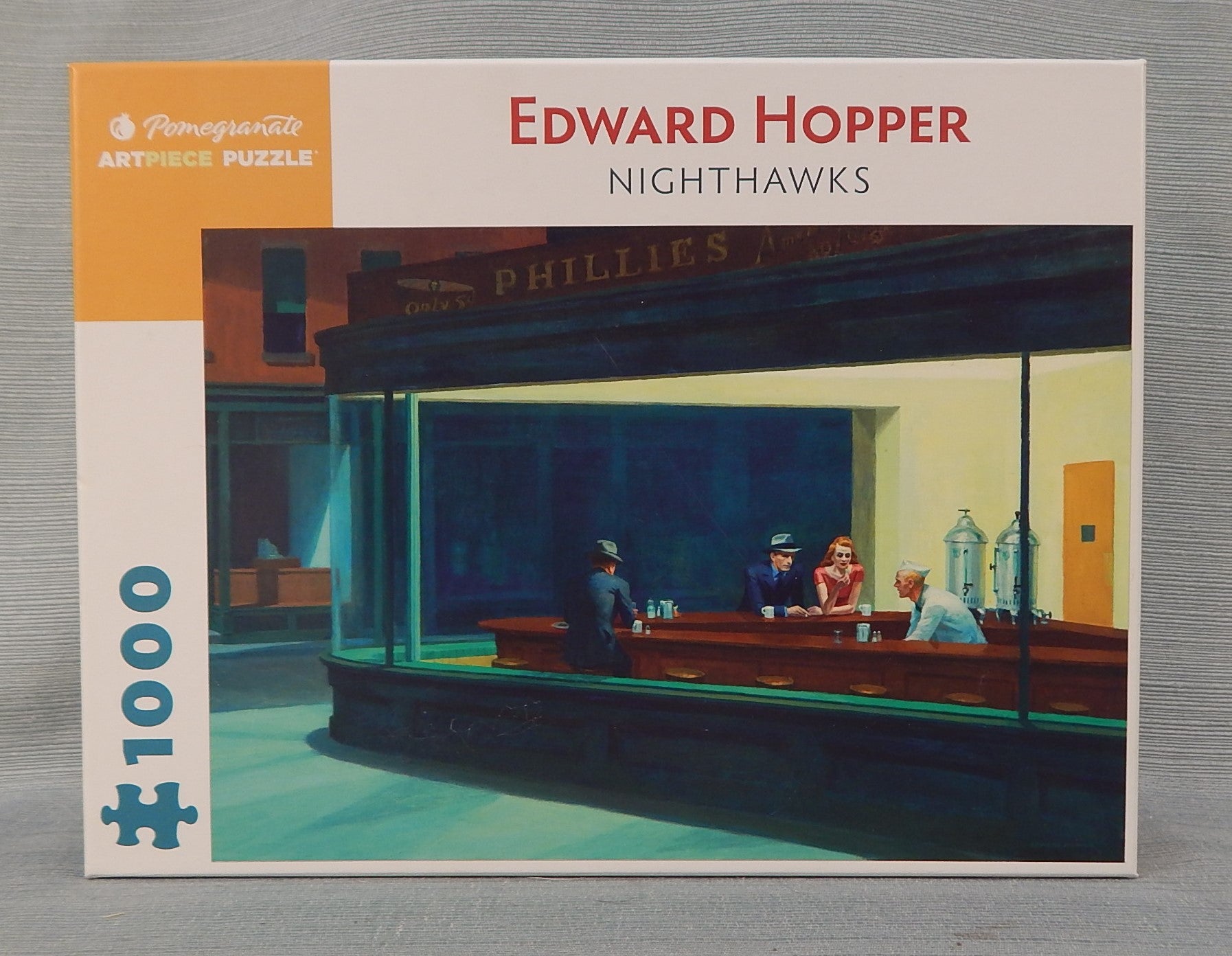 1000 Piece Edward Hopper Nighthawks Puzzle - Certified Complete!