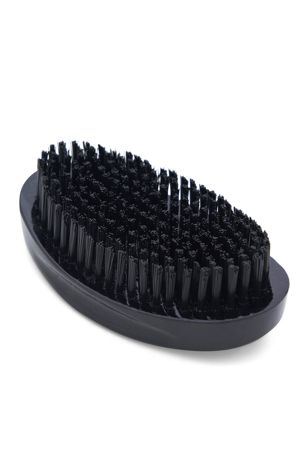 Deluxe Soft Military Palm Brush 5 — WB Barber Supply