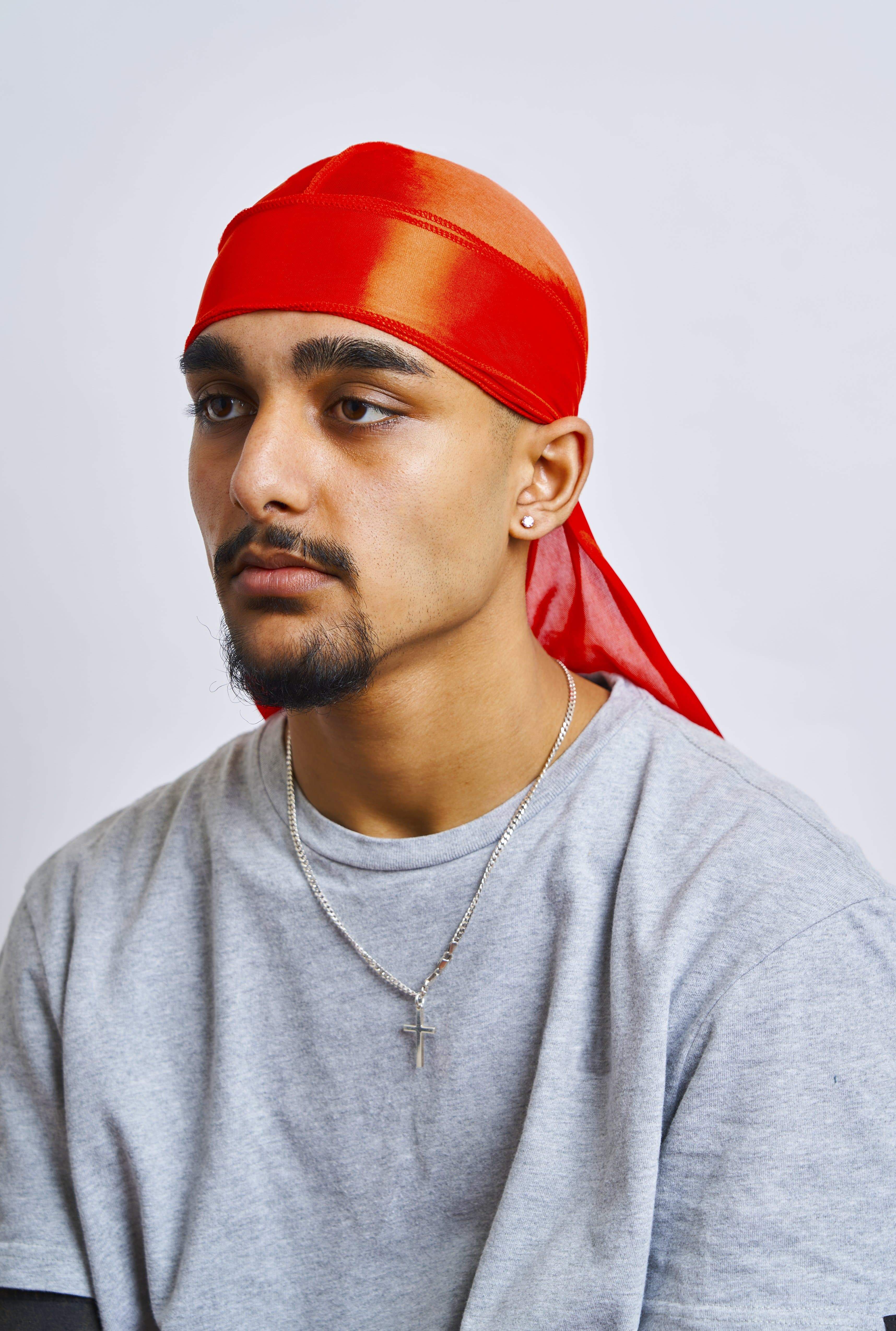 Red SIlk Durag | Darko Beauty