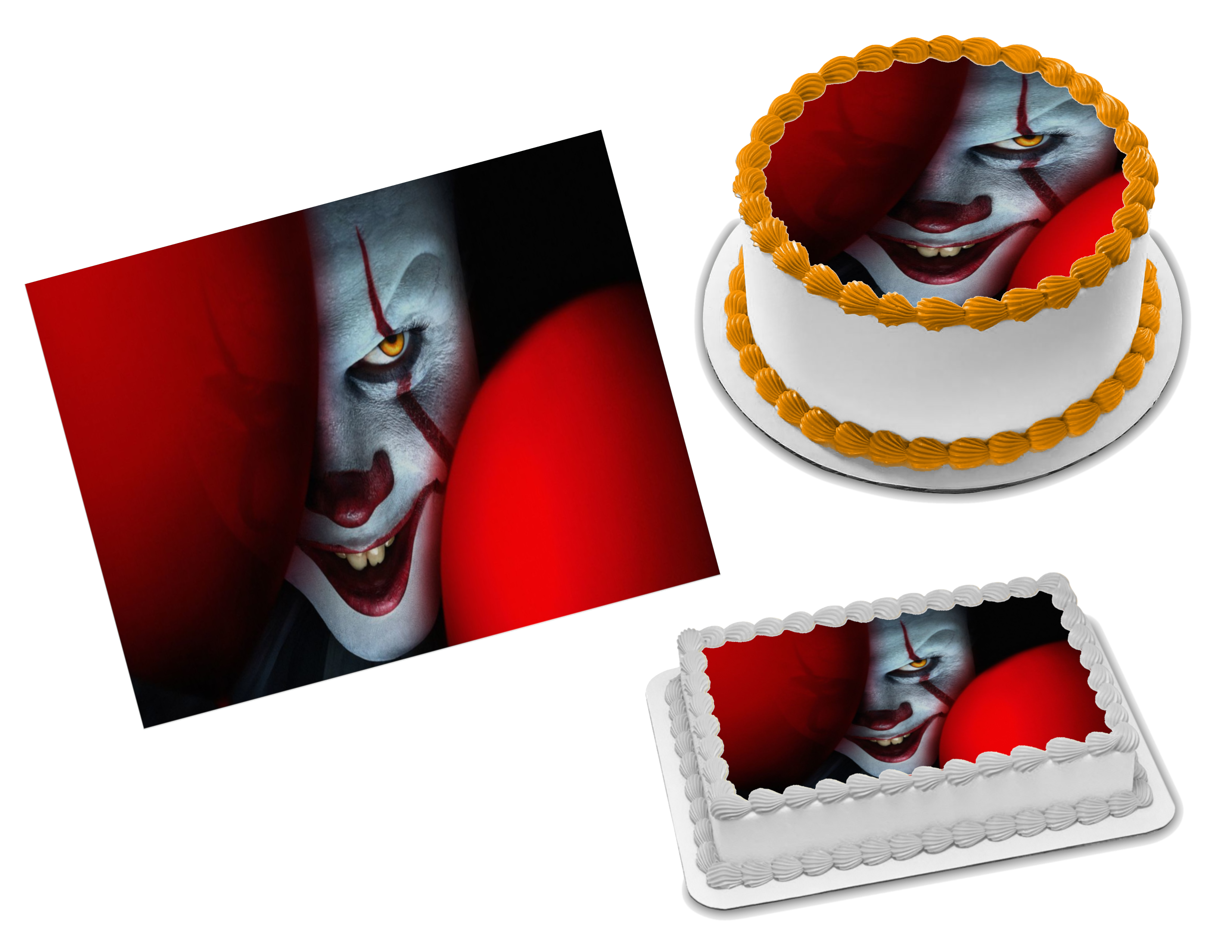 Creepy clown cake, the creation of Pennywise! — Steemit