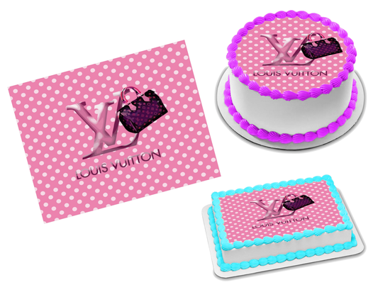 Louis Vuitton Color Edible Cake Toppers – Ediblecakeimage